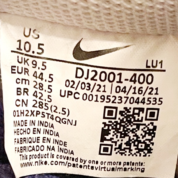 Nike Court Vision Low Premium Royal Blue US Mens 10.5 - Picture 5 of 5